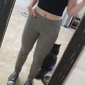 Express Plaid Skinny Pants
